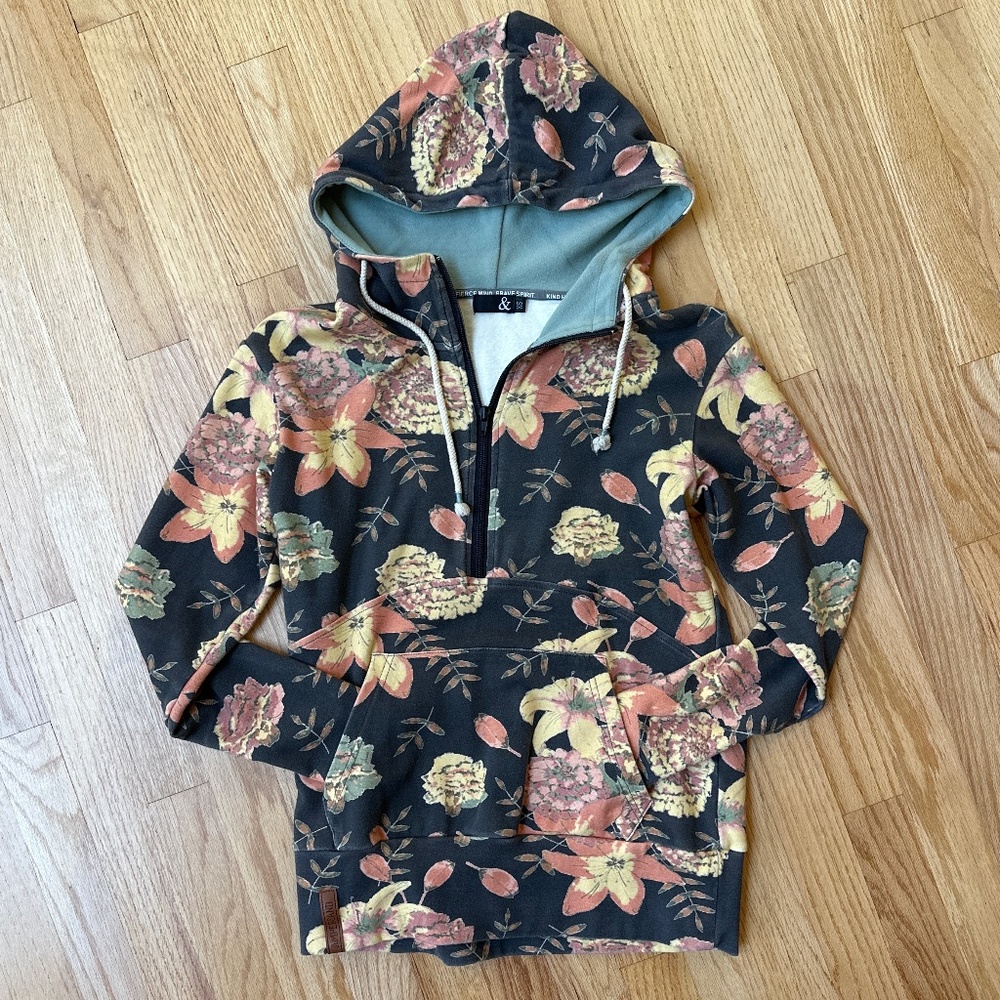 Ampersand Ave. Pullover Quarter Zip Sweatshirt
